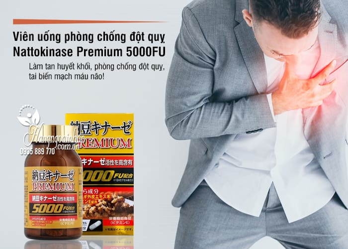 Viên uống phòng chống đột quỵ Nattokinase Premium 5000FU 4