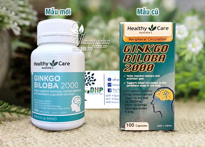 Thuốc bổ não Healthy Care Ginkgo Biloba 2000mg của Úc giá rẻ