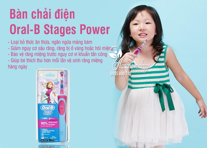 Bàn chải điện Oral-B Stages Power của Đức cho bé trai, gái 7