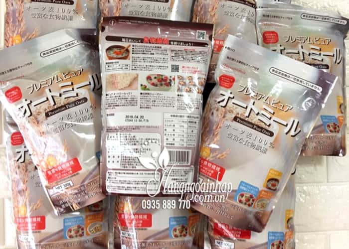 Bột yến mạch Nisshokus 300g mẫu mới của Nhật cho bé ăn dặm 3