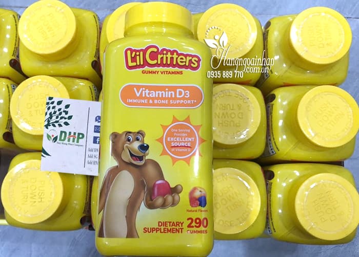 Calcium Gummy Bears With Vitamin D Kẹo Dẻo Bổ Sung Canxi Cho Bé 90