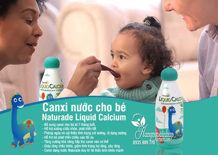 Canxi nước cho bé Naturade Liquid Calcium 474ml chính hãng Mỹ 4