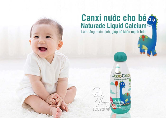 Canxi nước cho bé Naturade Liquid Calcium 474ml chính hãng Mỹ 1