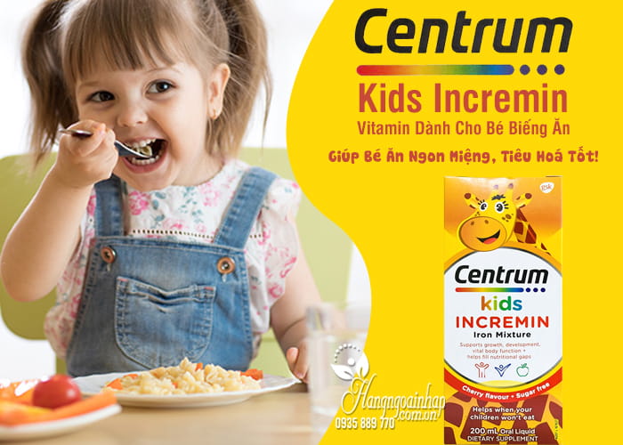 Centrum Kids Incremin – Vitamin Dành Cho Bé Biếng Ăn9