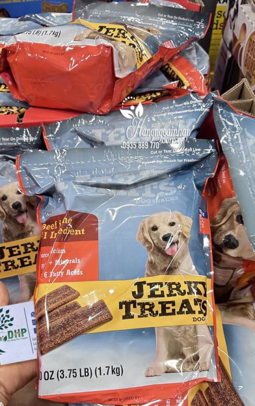 Thịt bò khô cho chó Jerky Treats Dog Snacks 1,7kg của Mỹ 6