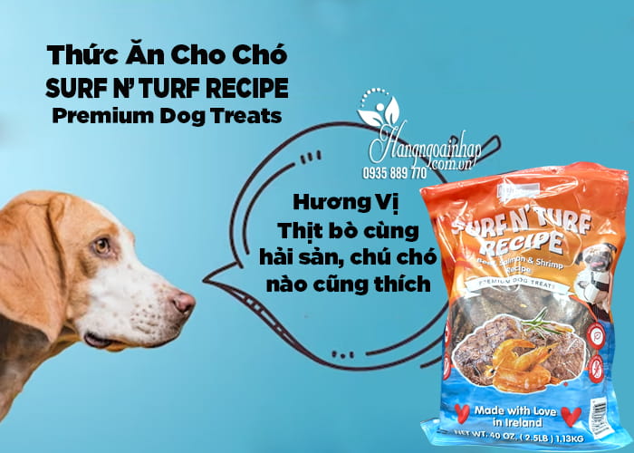 Thức ăn cho chó Surf n’ Turf Recipe Premium Dog Treats 1