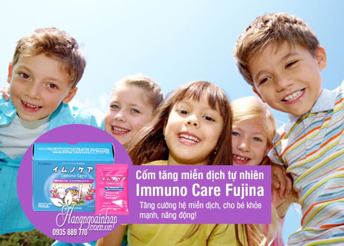 Cốm tăng miễn dịch tự nhiên Immuno Care Fujina 15 gói x 2g 1