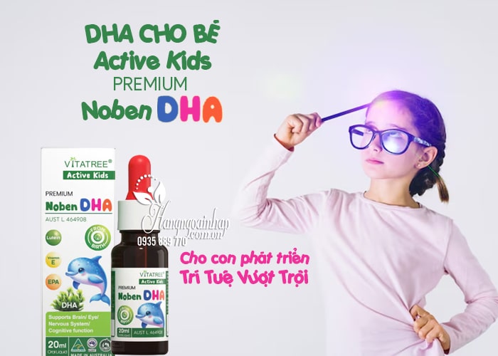 DHA cho bé Vitatree Active Kids Premium Noben DHA của Úc 34