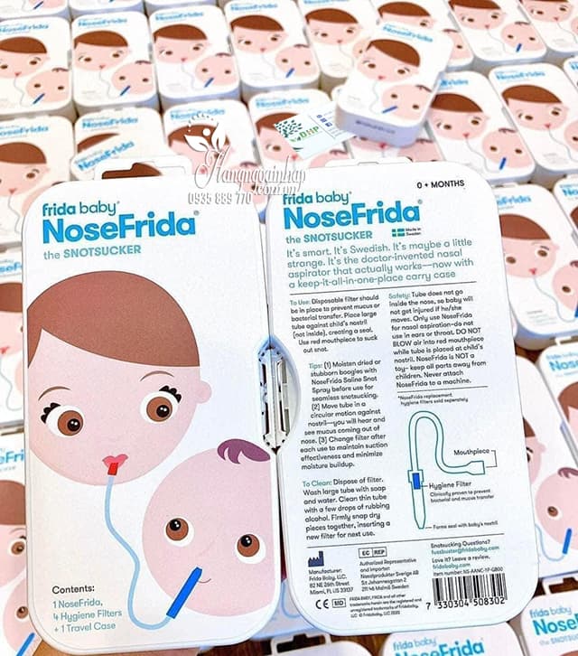 Dụng cụ hút mũi NoseFrida của Thụy Điển cho bé từ sơ sinh 9