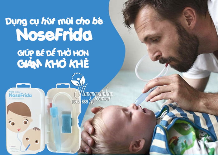 Dụng cụ hút mũi NoseFrida của Thụy Điển cho bé từ sơ sinh 1