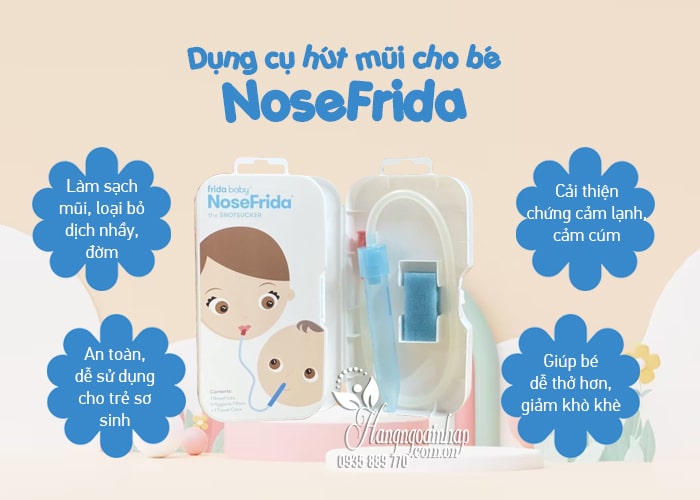 Dụng cụ hút mũi NoseFrida của Thụy Điển cho bé từ sơ sinh 45