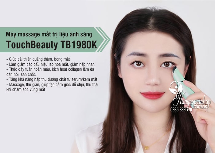 Máy massage mắt trị liệu ánh sáng TouchBeauty TB1980K  7