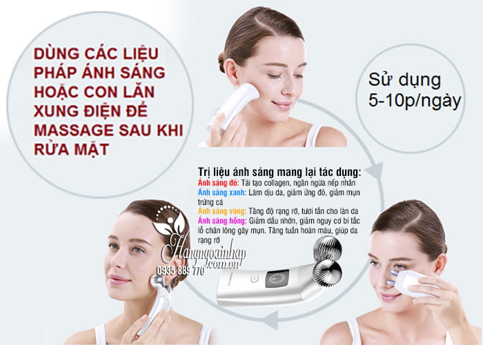 Máy nâng cơ và trẻ hóa da 3 in 1 TouchBeauty TB1767 8