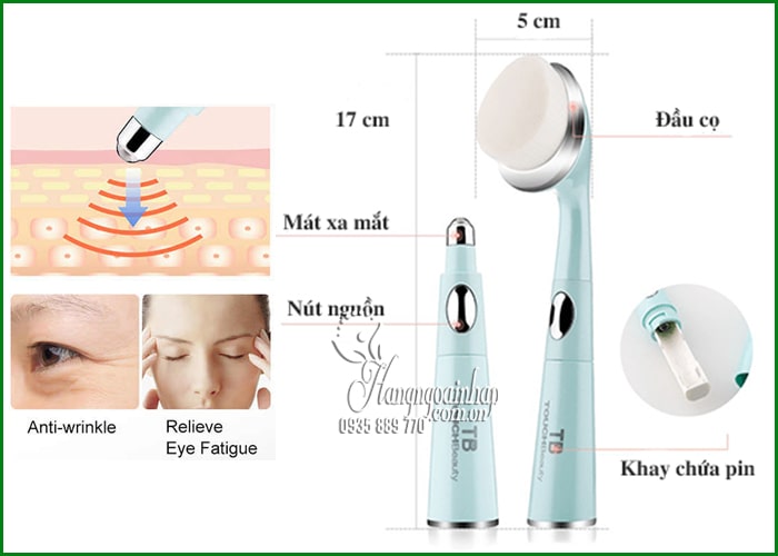Máy rửa mặt massage mắt giảm thâm quầng TouchBeauty TB1581 4