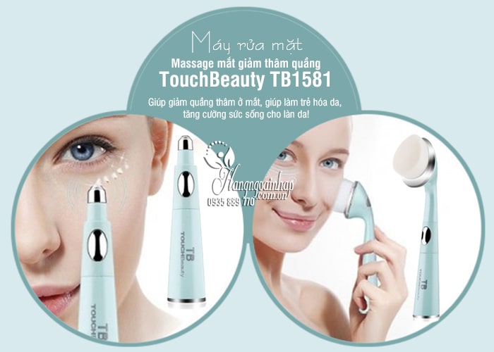 Máy rửa mặt massage mắt giảm thâm quầng TouchBeauty TB1581 6