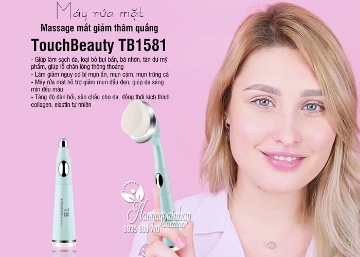 Máy rửa mặt massage mắt giảm thâm quầng TouchBeauty TB1581 9