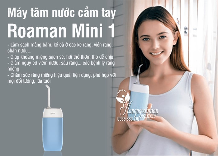 Máy tăm nước cầm tay Roaman Mini 1 chăm sóc răng miệng 7