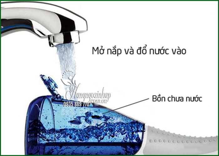 Máy tăm nước du lịch Waterpulse V400 Plus chính hãng 0