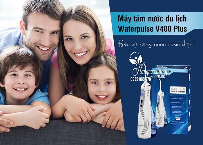 Máy tăm nước du lịch Waterpulse V400 Plus chính hãng 9