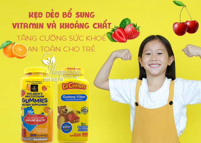 Gummy Vites Kẹo Dẻo Bổ Sung Vitamin Và Khoáng Chất Cho Trẻ 11