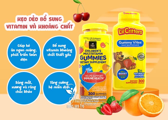 Gummy Vites Kẹo Dẻo Bổ Sung Vitamin Và Khoáng Chất Cho Trẻ 44