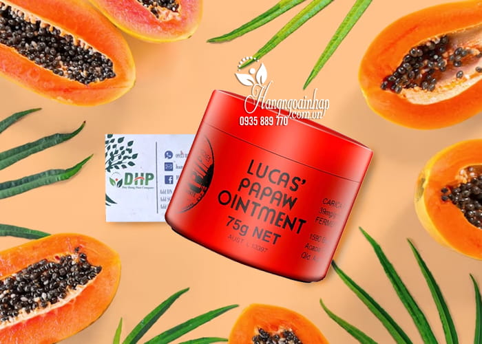 Kem đa năng Lucas Papaw Ointment đu đủ 75g của Úc 2