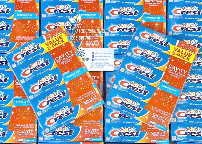 Kem đánh răng Crest Kid’s Cavity Protection 130g của Mỹ 05