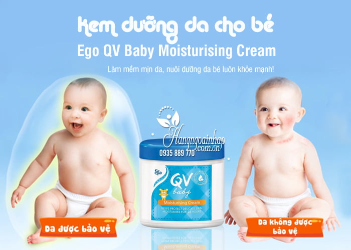 Kem dưỡng da cho bé Ego QV Baby Moisturising Cream Úc 1