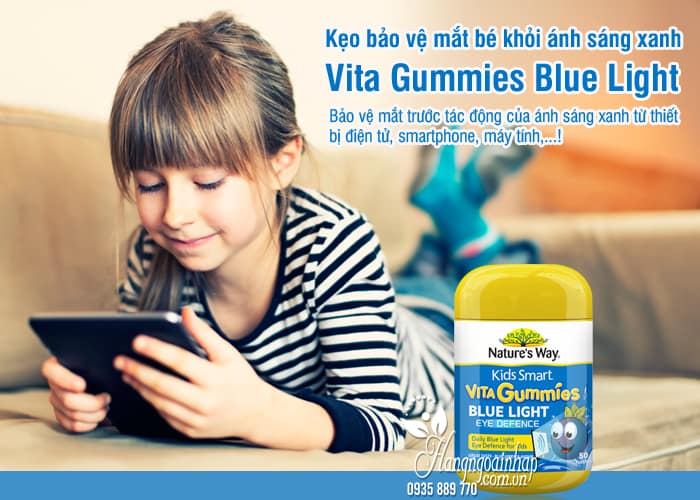 Kẹo bảo vệ mắt bé khỏi ánh sáng xanh Vita Gummies Blue Light 5