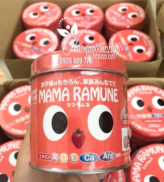 Kẹo cho trẻ biếng ăn Mama Ramune của Nhật Bản 200 viên 9