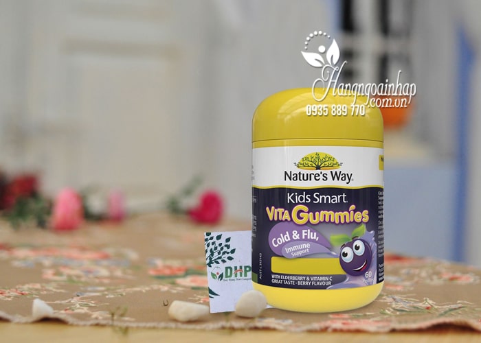 Kẹo dẻo tăng miễn dịch Nature’s Way Vita Gummies Immune 60 viên 6