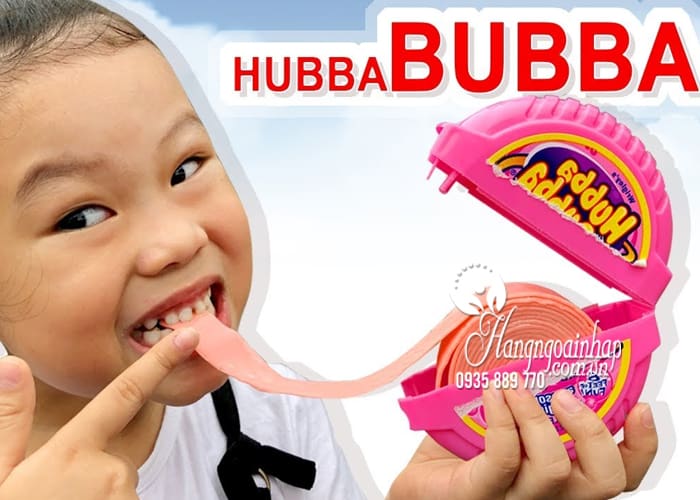 Kẹo gum Hubba Bubba cho bé đủ 4 vị, hàng chính hãng từ Mỹ 3