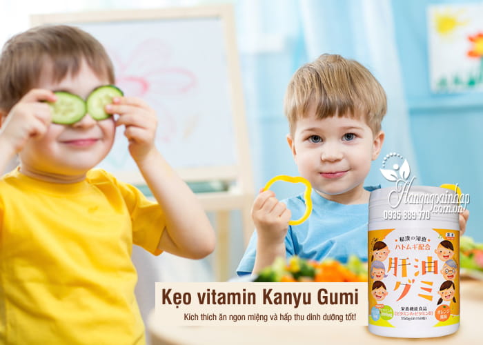 Kẹo vitamin Kanyu Gumi 150 viên hàng Nhật nội địa 3