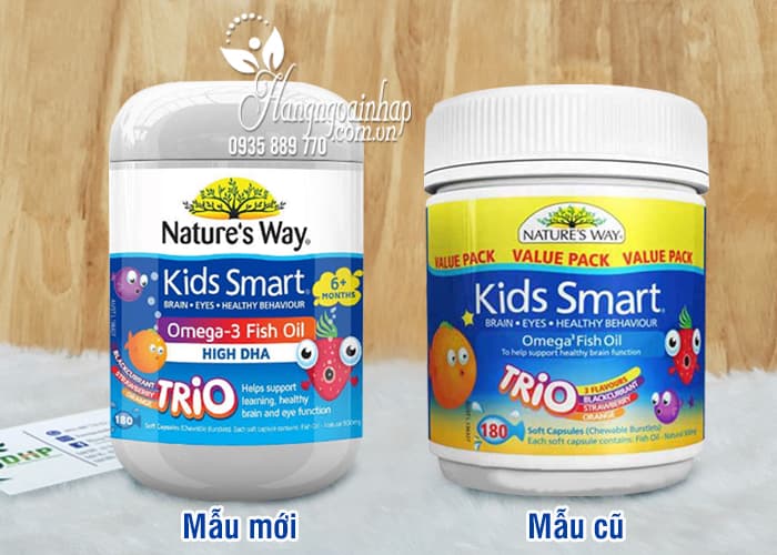 Kids Smart Omega 3 Fish Oil Trio 180 Viên Của Úc 1