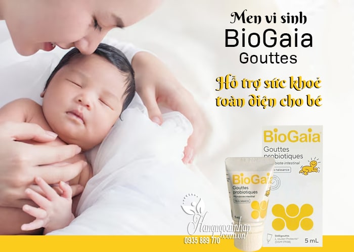 Men vi sinh Biogaia Gouttes 5ml dạng nhỏ giọt cho trẻ em của Pháp 1