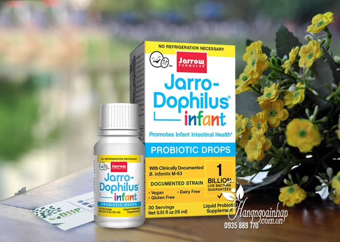 Men vi sinh Jarro-Dophilus Infant Probiotic Drops cho trẻ sơ sinh 3