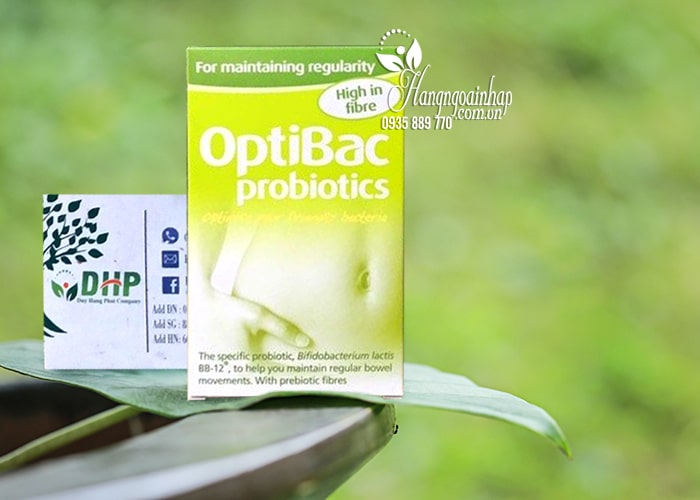 Men vi sinh Optibac Probiotics trị táo bón cho trẻ từ 1 tuổi 1