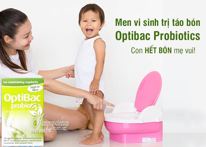 Men vi sinh Optibac Probiotics trị táo bón cho trẻ từ 1 tuổi 7