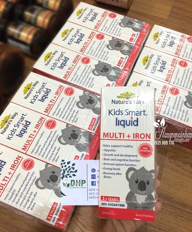 Nature’s Way Kids Smart Multi Iron Liquid Tăng Sức Đề Kháng Cho Trẻ 9