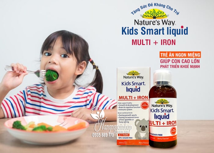 Nature’s Way Kids Smart Multi Iron Liquid Tăng Sức Đề Kháng Cho Trẻ 4