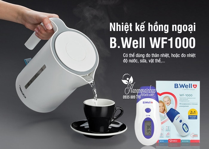 Nhiệt kế hồng ngoại B.Well WF1000 của Thụy Điển 6