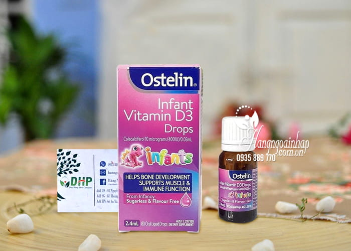 Ostelin Infant Vitamin D3 Drops - Bổ sung D3 dạng nhỏ giọt 1