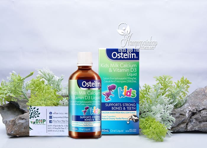 Ostelin Kids Milk Calcium & Vitamin D3 Liquid 90ml của Úc 3