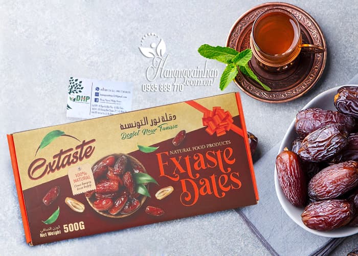 Chà là khô Extaste Dates Tunisia 500g vị ngon tự nhiên 2