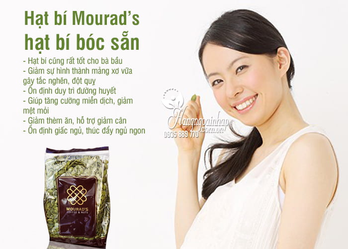 Hạt bí Mourad’s, hạt bí bóc sẵn gói 500g của Úc 3