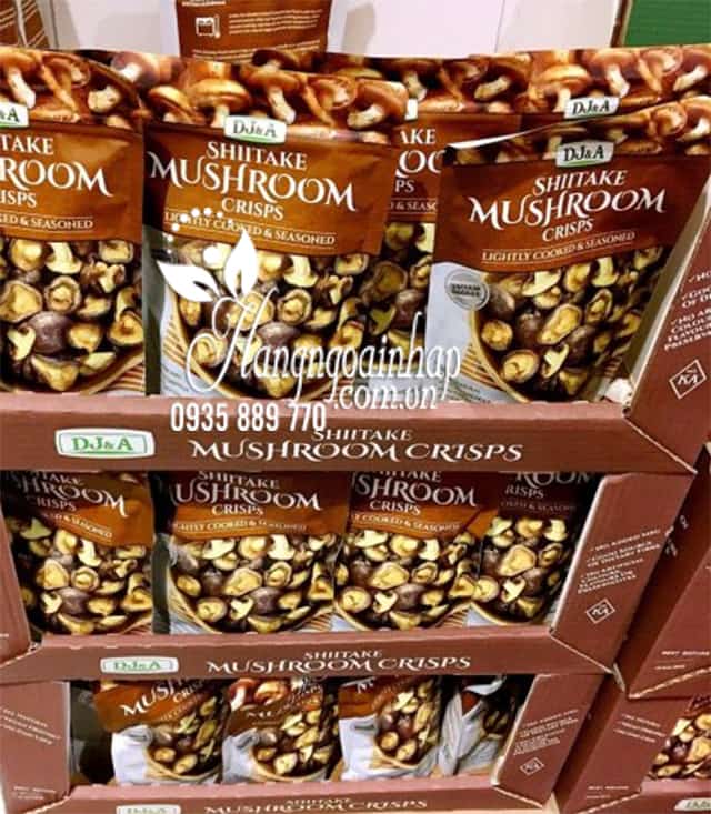 Snack nấm sấy giòn Shiitake Mushroom Crisps 150g Úc 8