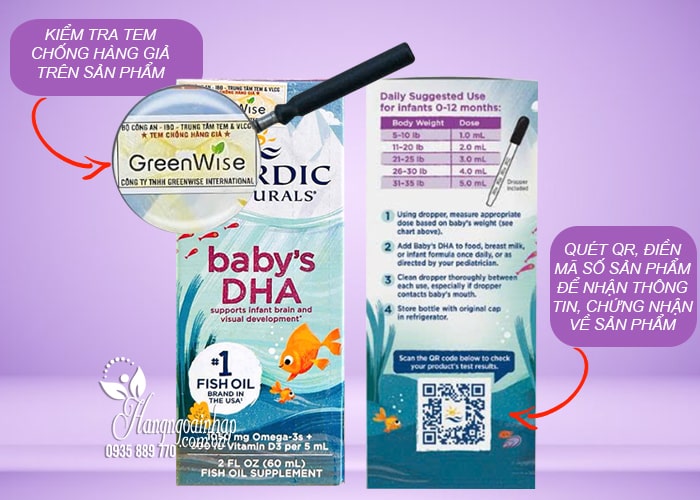 Siro Baby’s DHA Omega-3 With Vitamin D3 Nordic Naturals 60ml 6