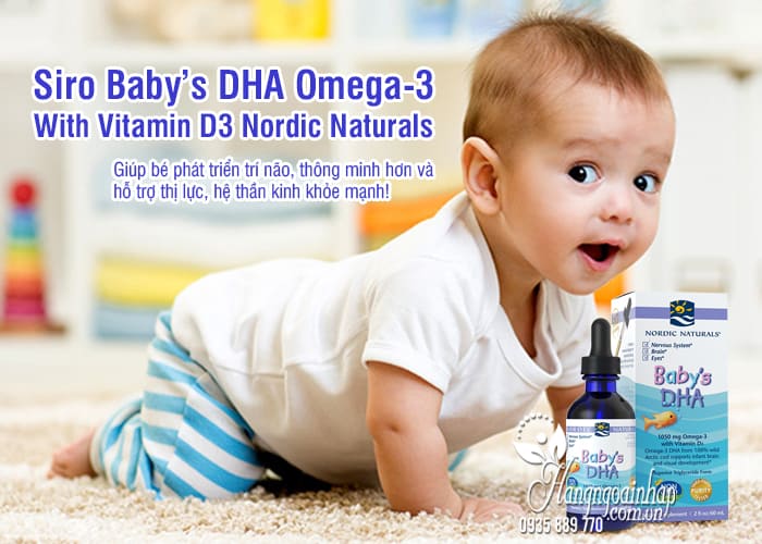 Siro Baby’s DHA Omega-3 With Vitamin D3 Nordic Naturals 60ml 1
