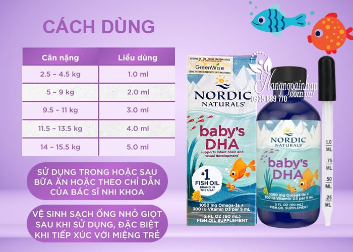 Siro Baby’s DHA Omega-3 With Vitamin D3 Nordic Naturals 60ml 00
