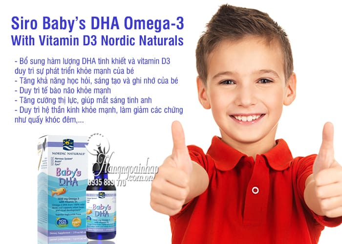 Siro Baby’s DHA Omega-3 With Vitamin D3 Nordic Naturals 60ml 6
